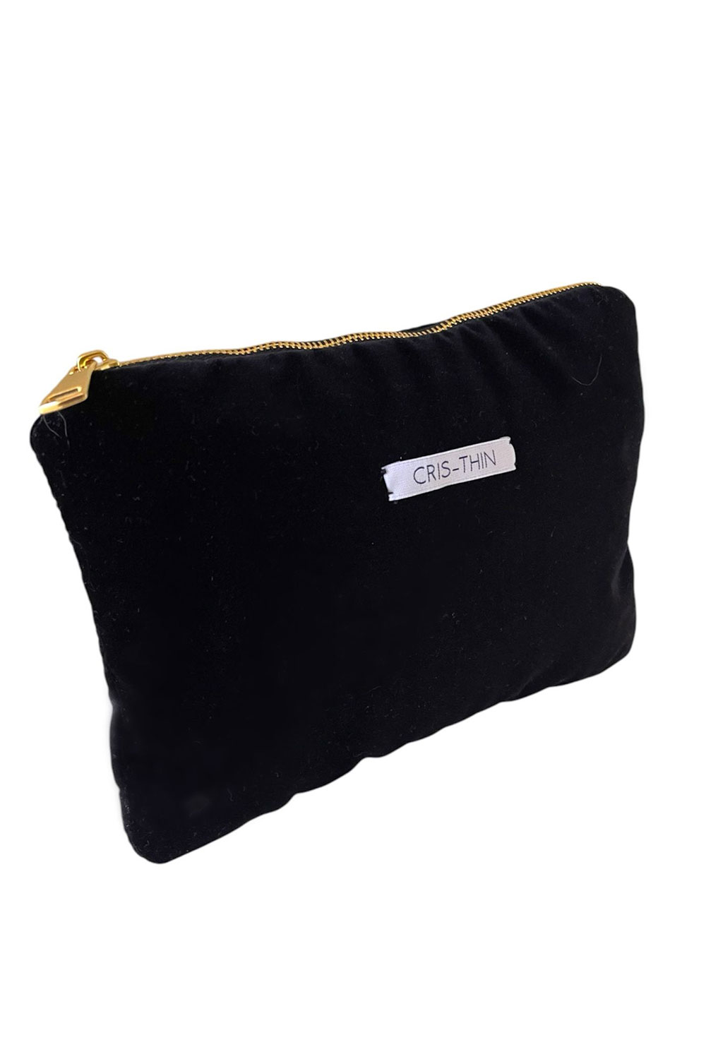 Pochette velluto nero