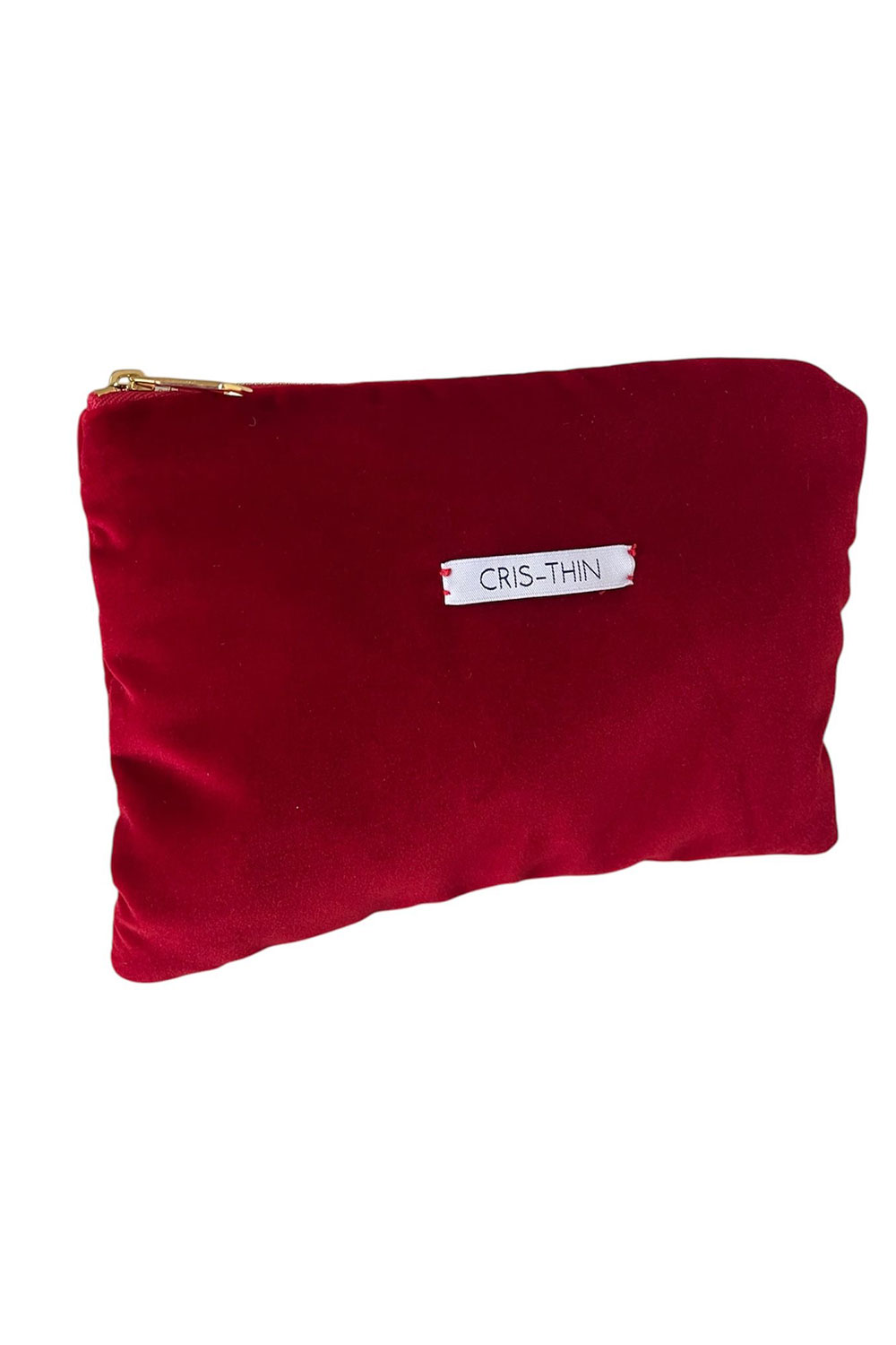 Pochette velluto rosso