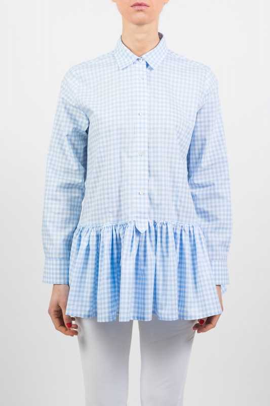 Light Blue Vichy Shirt