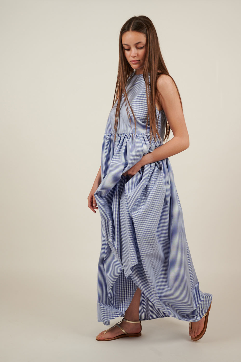 Long Shoulder-Strap Dress