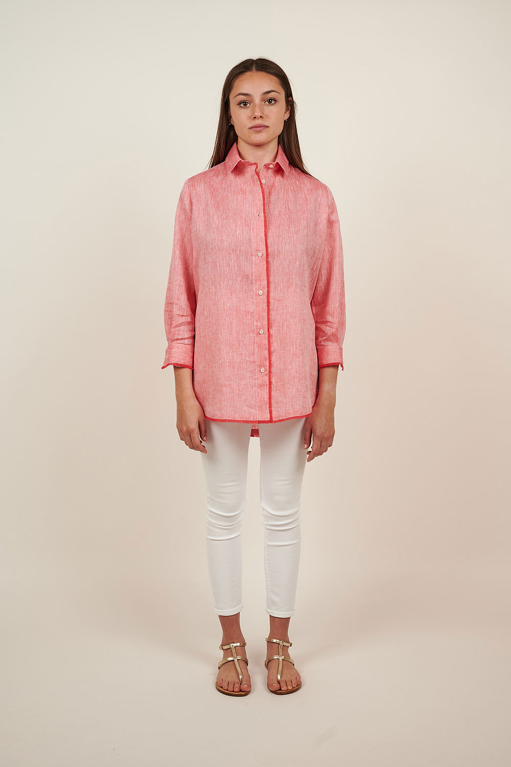Coral Pink Shirt