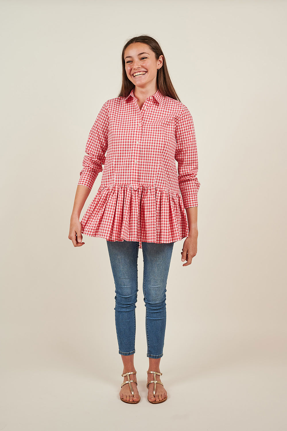 Red Vichy Shirt